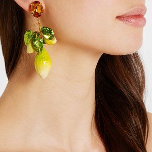 🍋 Dolce & Gabbana sicilian lemon earrings